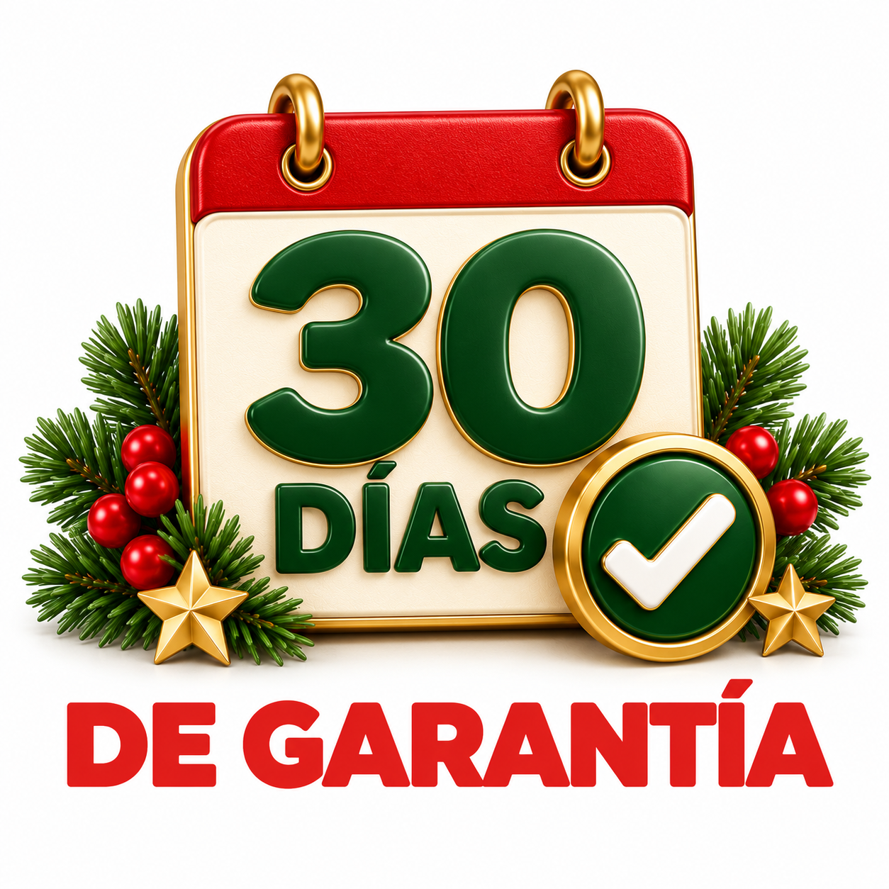 30 Días de Garantía